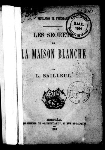 Cover for Les secrets de la maison blanche