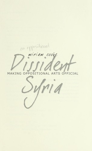 Cover for Dissident Syria