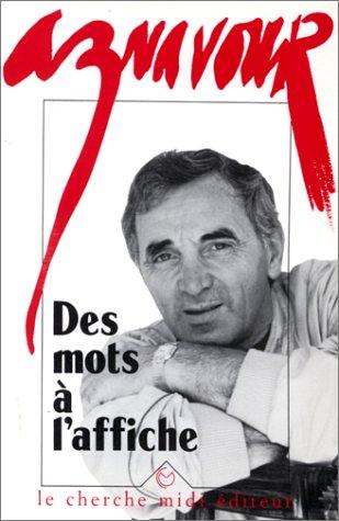 Cover for Des mots à l'affiche