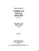 Cover for Encyclopedia of American social history