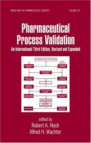 Cover for Pharmaceutical process validation