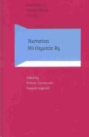 Cover for Narratives we organize by