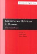 Cover for Grammatical relations in Romani