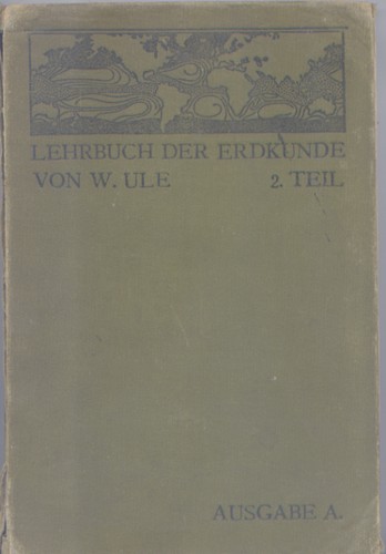 Cover for Lehrbuch der Erdkunde