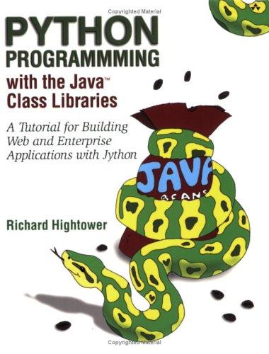 Cover for Python Programming with the Java(TM) Class Libraries