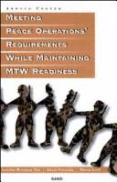 Cover for Meeting peace operations' requirements while maintaining MTW readiness