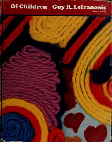 Cover for Of children