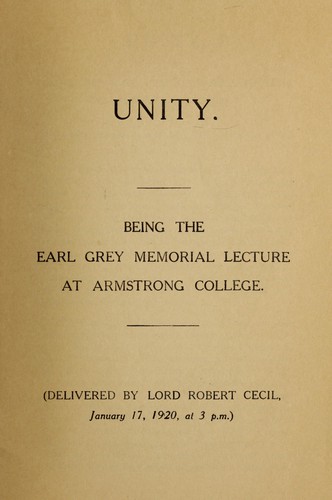 Cover for Unity
