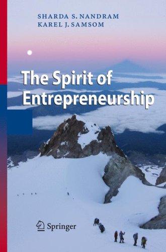 Cover for The Spirit of Entrepreneurship