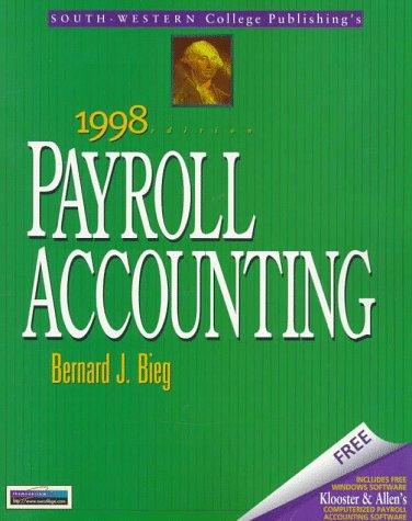 Cover for Payroll Accounting /1998