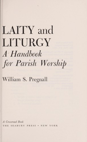 Cover for Laity and liturgy
