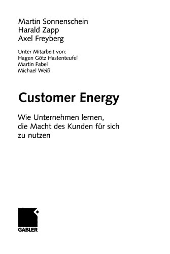 Cover for Customer Energy