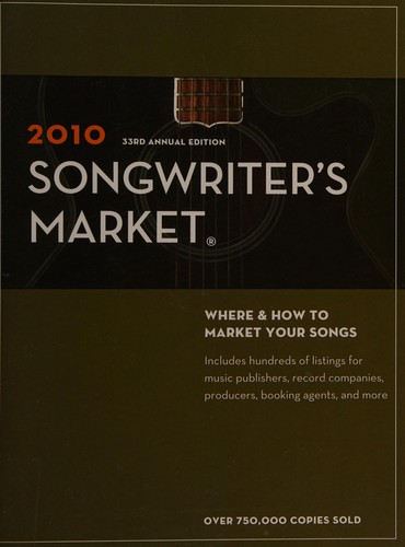 Cover for Songwriter's market, 2010