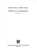 Cover for Temas de la insurgencia