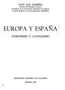 Cover for Europa y España