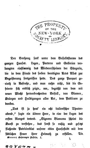 Cover for Gesprengte Fesseln: Roman