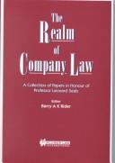 Cover for The realm of company law