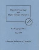 Cover for Report on Copyright and Digital Distance Education
