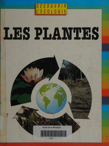 Cover for Les plantes écologie