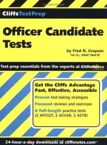 Cover for CliffsTestPrep Officer Candidate Tests
