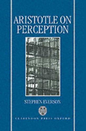 Cover for Aristotle on perception