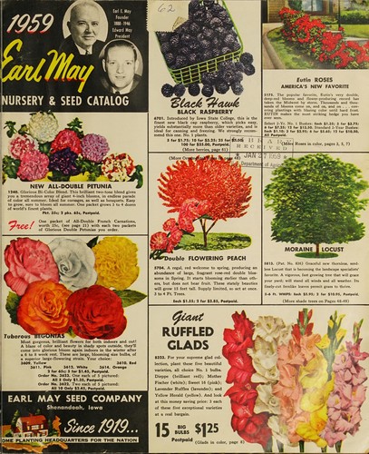 Cover for 1959 Earl May nursery & seed catalog