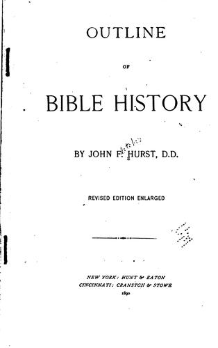 Cover for Outline of Bible History