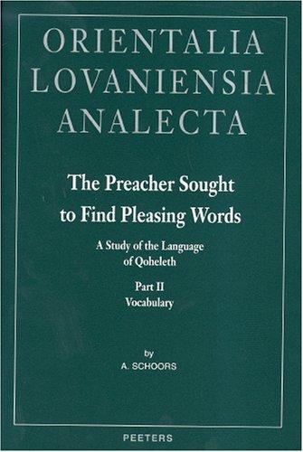 Cover for The Preacher Sought To Find Pleasing Words