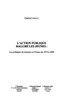 Cover for L' action publique malgré les jeunes