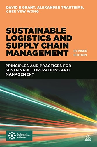Cover for Sustainable Logistics and Supply Chain Management