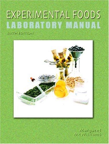 Cover for Experimental Foods Laboratory Manual