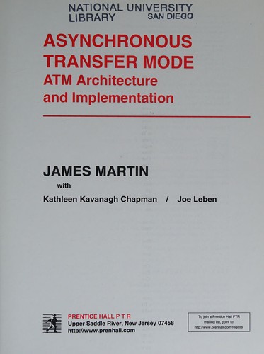 Cover for Asynchronous transfer mode