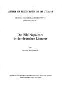 Cover for Das Bild Napoleons in der deutschen Literatur
