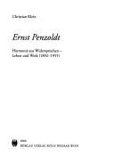 Cover for Ernst Penzoldt