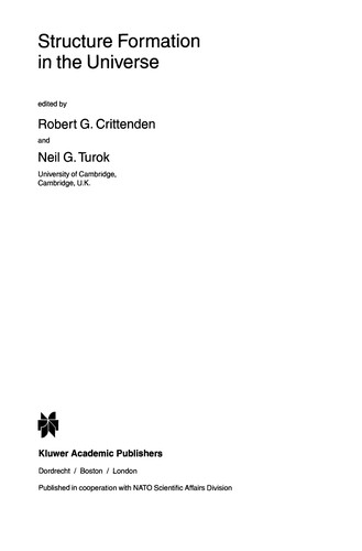 Cover for Structure Formation in the Universe