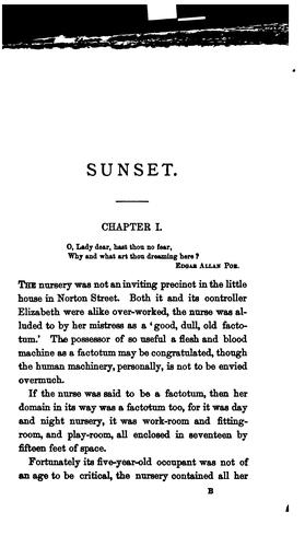 Cover for Sunset
