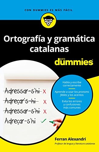 Cover for Ortografía y gramática catalanas para dummies