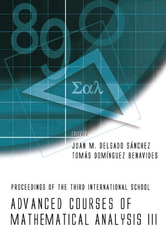 Cover for Advanced courses of mathematical analysis III
