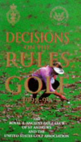 Cover for Decisions on the Rules of Golf