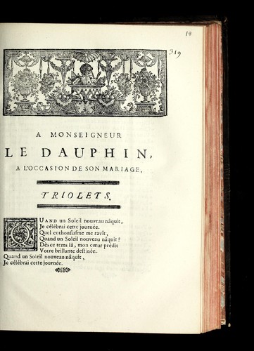 Cover for Triolets