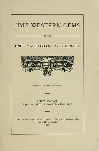 Cover for Jim's Western gems