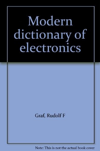 Cover for Modern dictionary of electronics