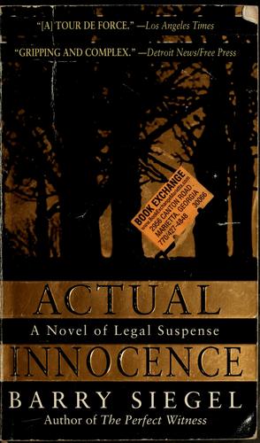 Cover for Actual innocence