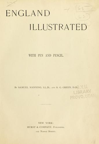 Cover for England illustrated