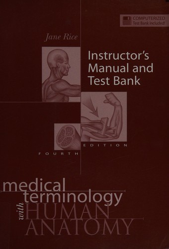Cover for Medical terminology with human anatomy