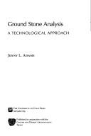Cover for Ground stone analysis