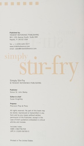 Cover for Simply Stir-Fry (Chef Express)