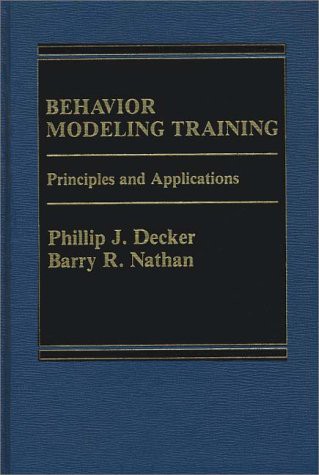 Cover for Behavior Modeling Training