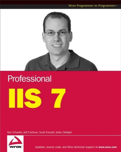 Cover for Professional IIS 7