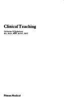 Cover for Clinical teaching